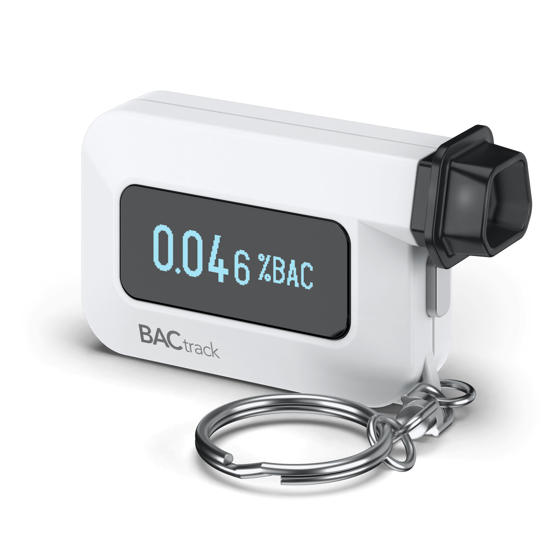 BACtrack C6 Keychain Breathalyzer with mouthpiece