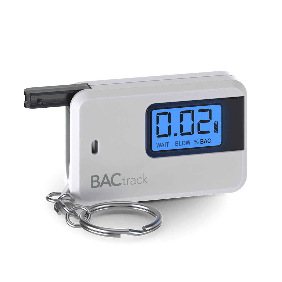 BACTRACK Go Portable Keychain Breathalyzer Personal Breath Alcohol Tester - Black