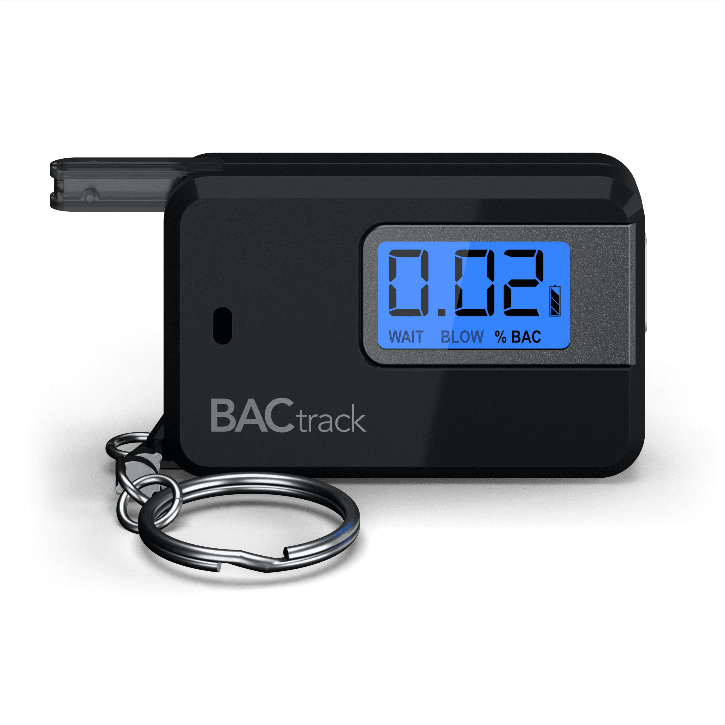 BACTRACK Go Portable Keychain Breathalyzer Personal Breath Alcohol Tester - Black