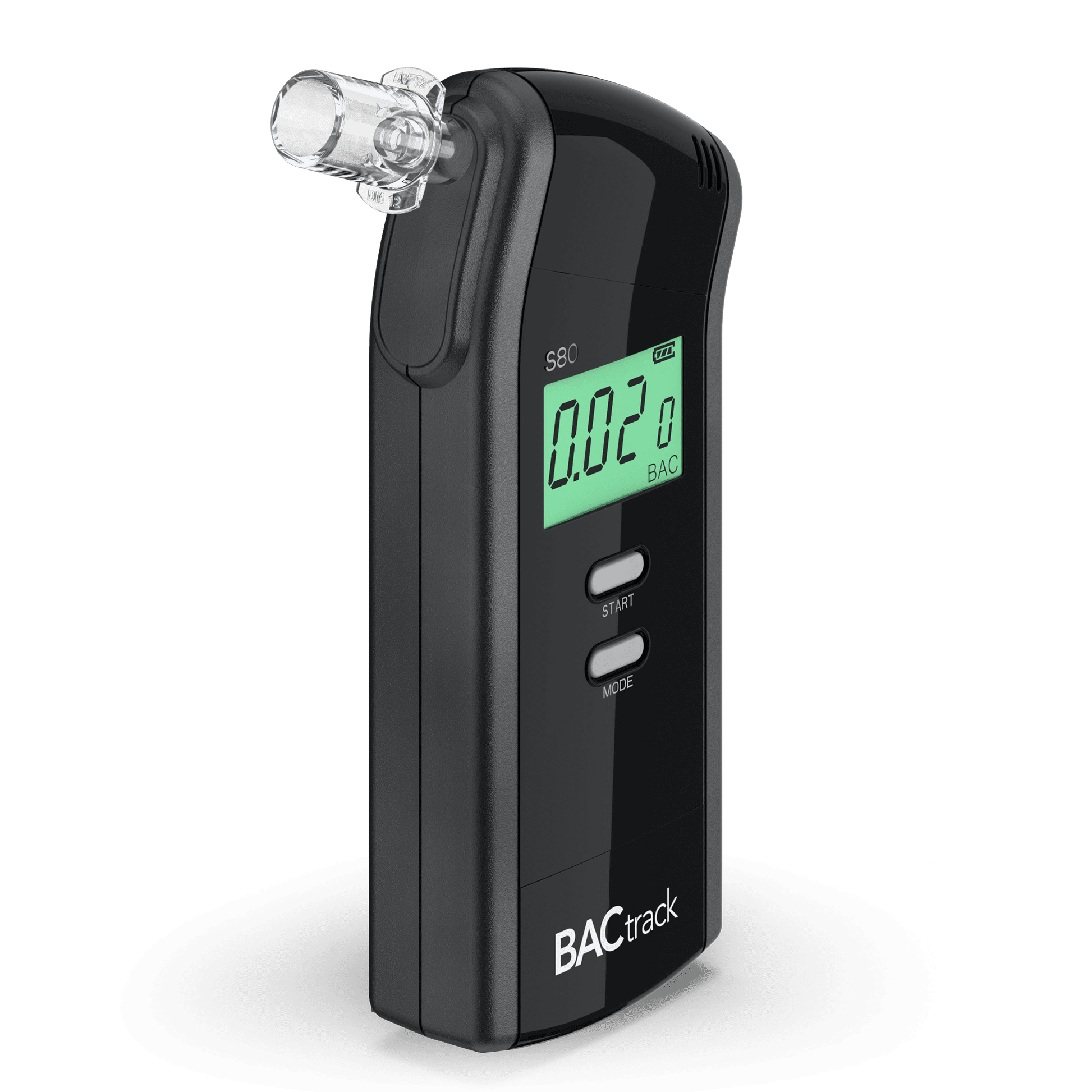 BACtrack S80 Breathalyzer angled