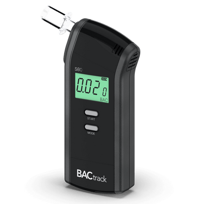 BACtrack S80 Breathalyzer angled