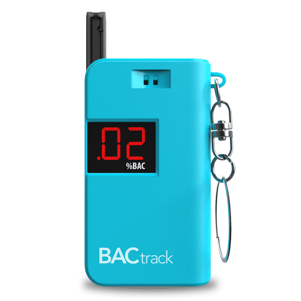 10pcs/lot Mini 3 LED Breath Alcohol Tester Keychain Breathalyzer